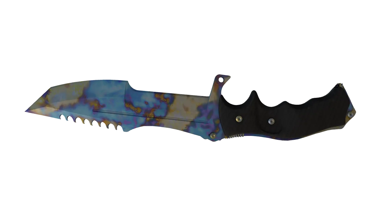 Huntsman Knife | Case Hardened seed #414, back