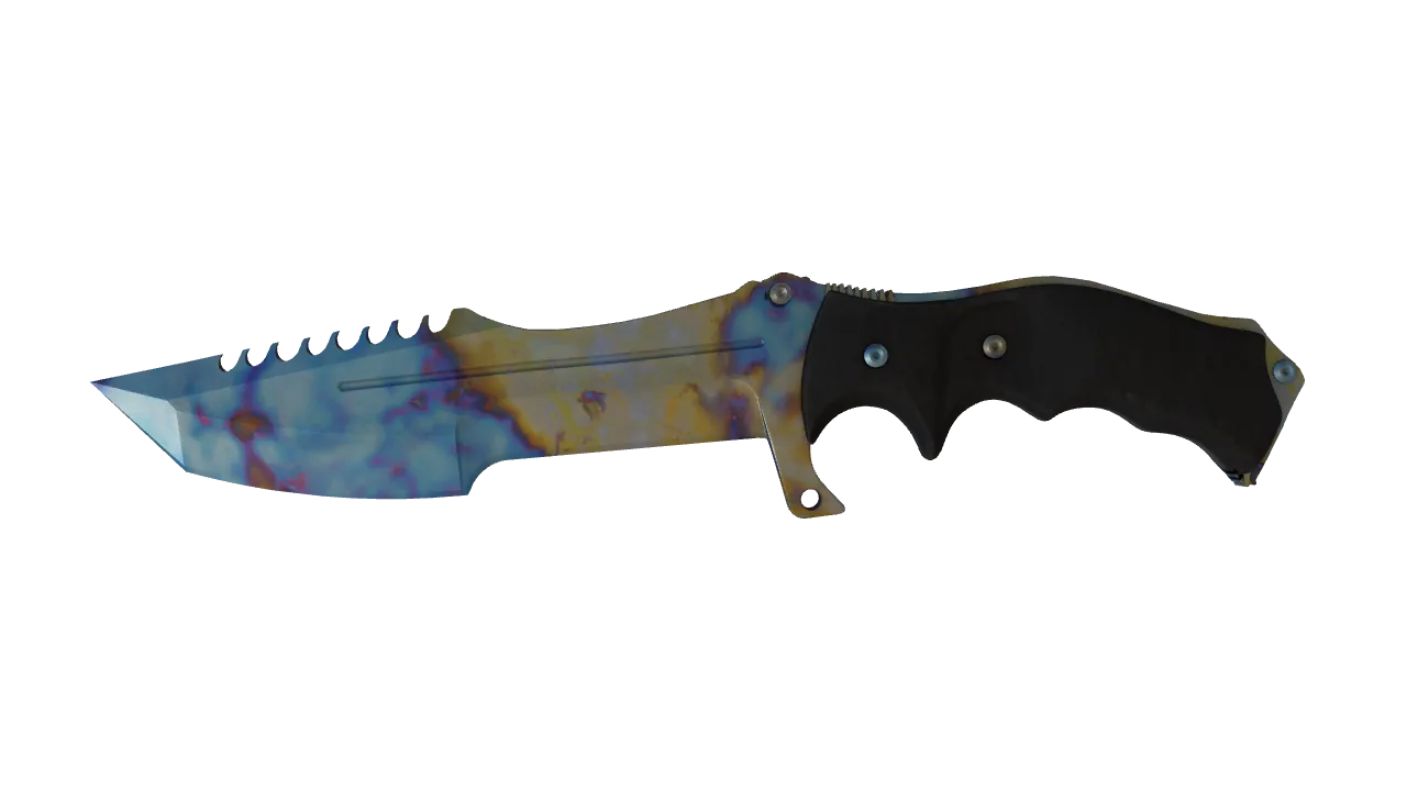 Huntsman Knife | Case Hardened seed #426, front