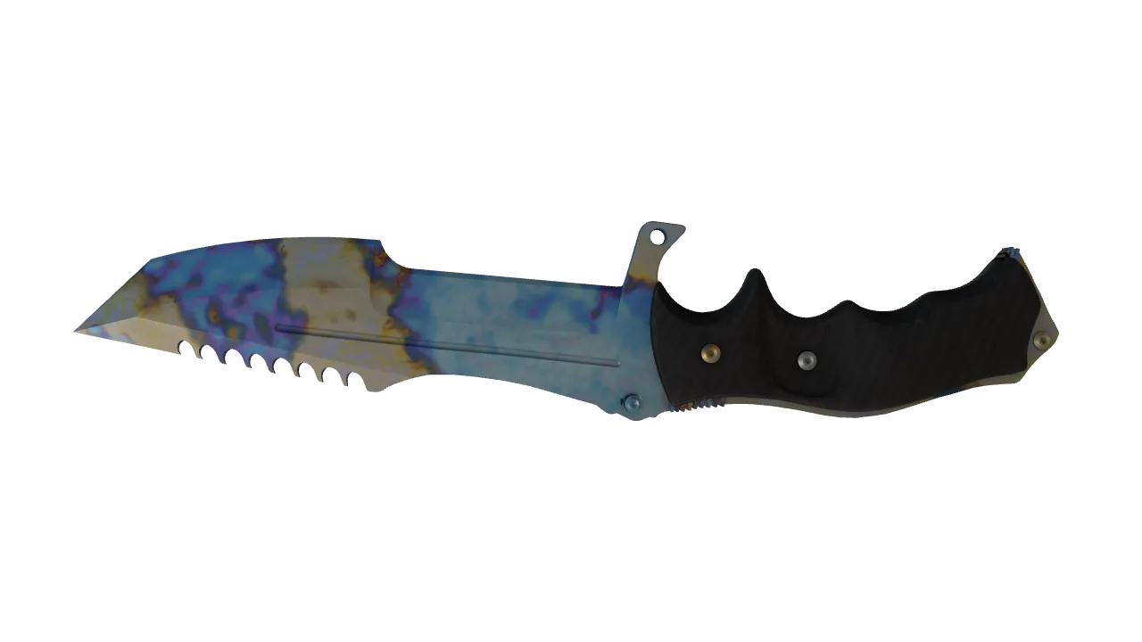 Huntsman Knife | Case Hardened seed #464, back