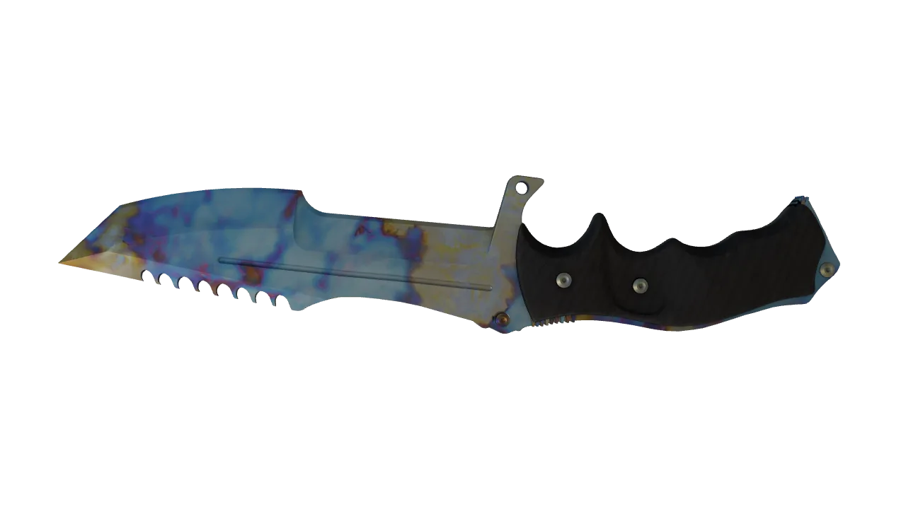 Huntsman Knife | Case Hardened seed #488, back
