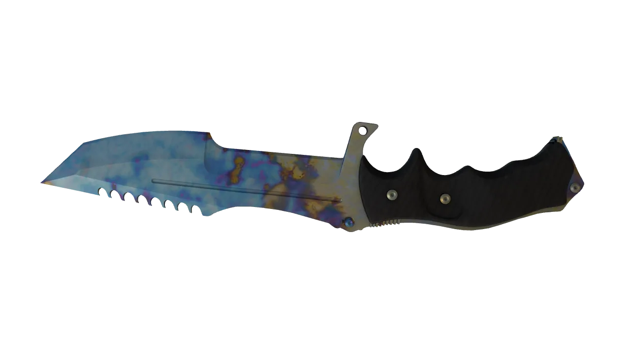 Huntsman Knife | Case Hardened seed #494, back
