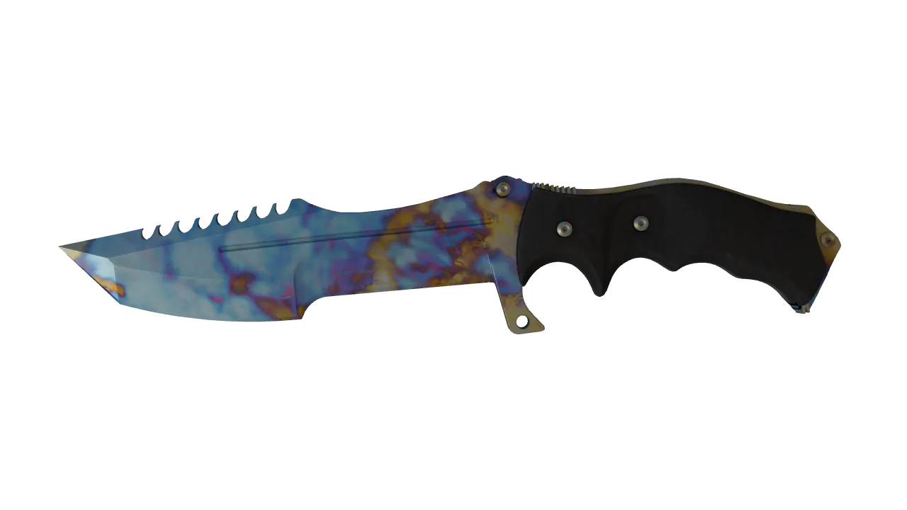 Huntsman Knife | Case Hardened seed #510, front