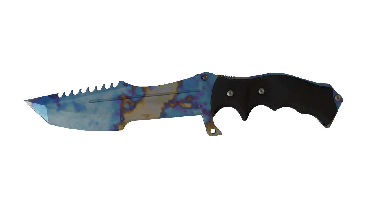 Huntsman Knife | Case Hardened seed #798, front