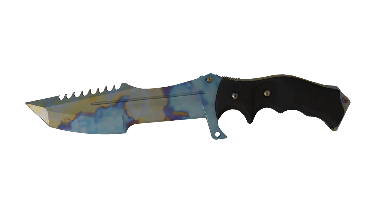 Huntsman Knife | Case Hardened seed #839, front