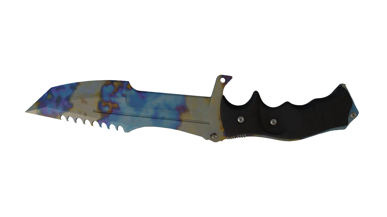 Huntsman Knife | Case Hardened seed #899, back