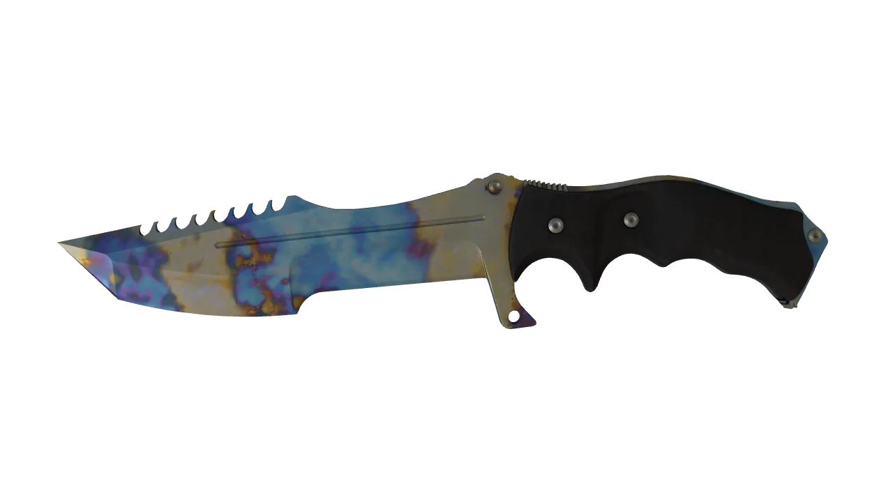 Huntsman Knife | Case Hardened seed #899, front
