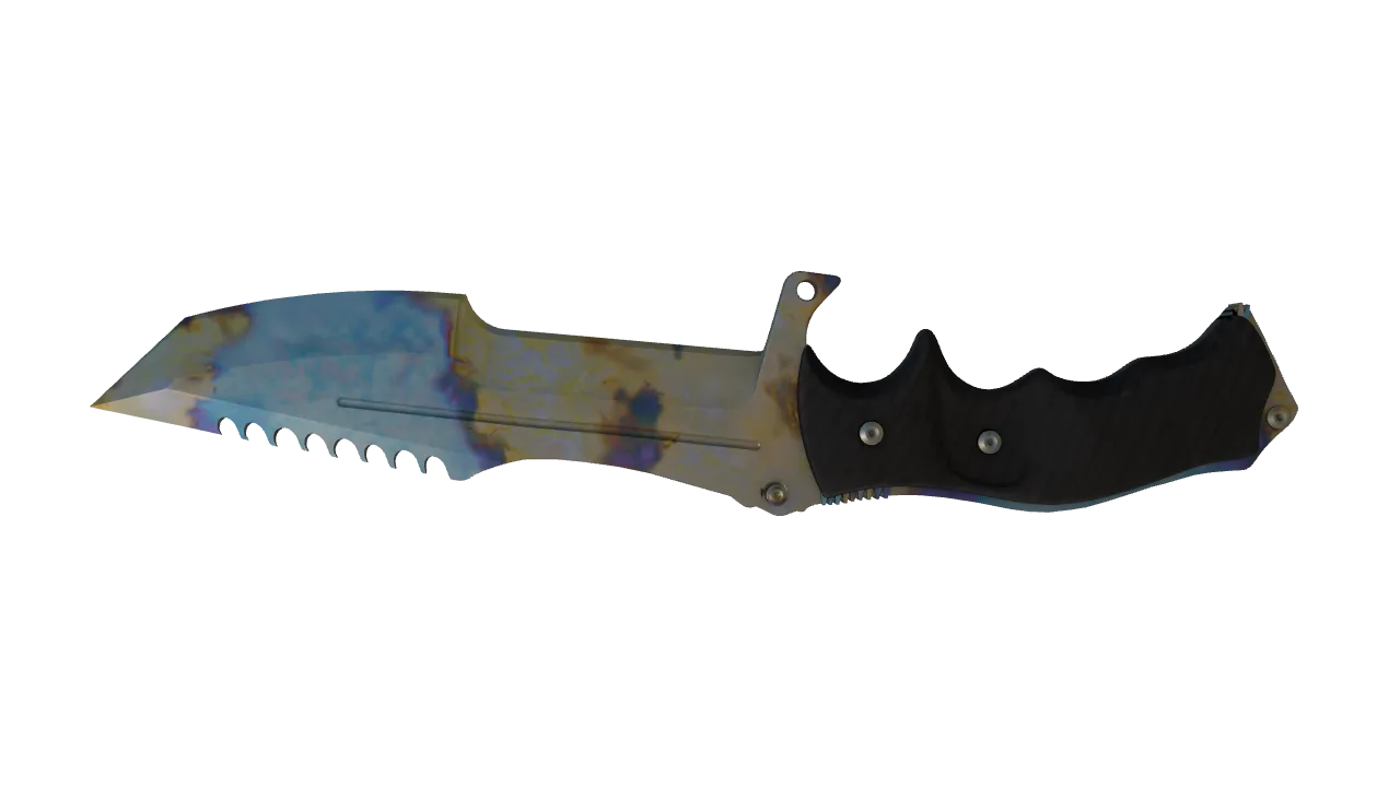 Huntsman Knife | Case Hardened seed #916, back