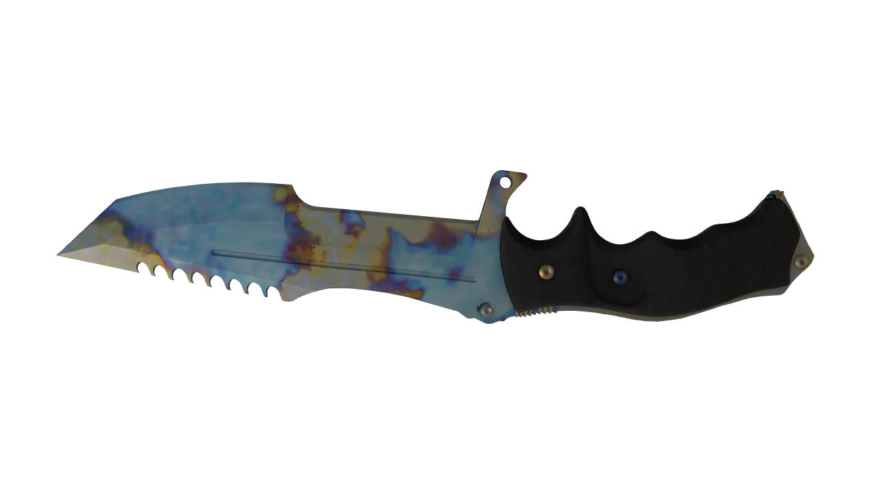 Huntsman Knife | Case Hardened seed #919, back