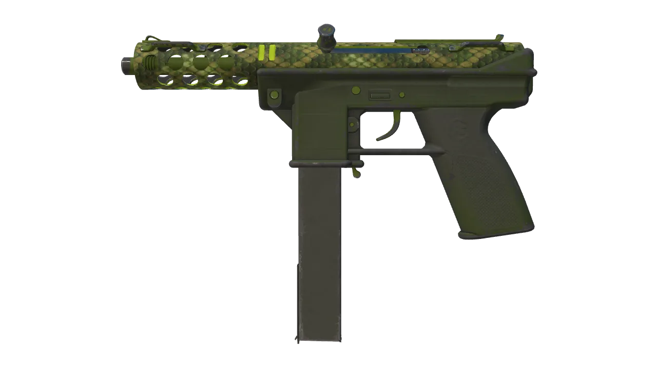 Souvenir Tec-9 | Garter-9 (Field-Tested) — Dust II light, front