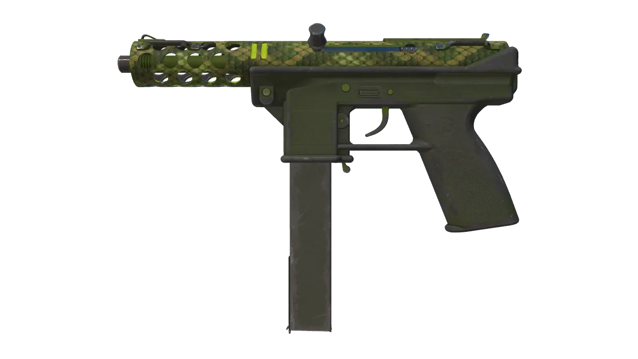 Souvenir Tec-9 | Garter-9 (Well-Worn) — Dust II light, front