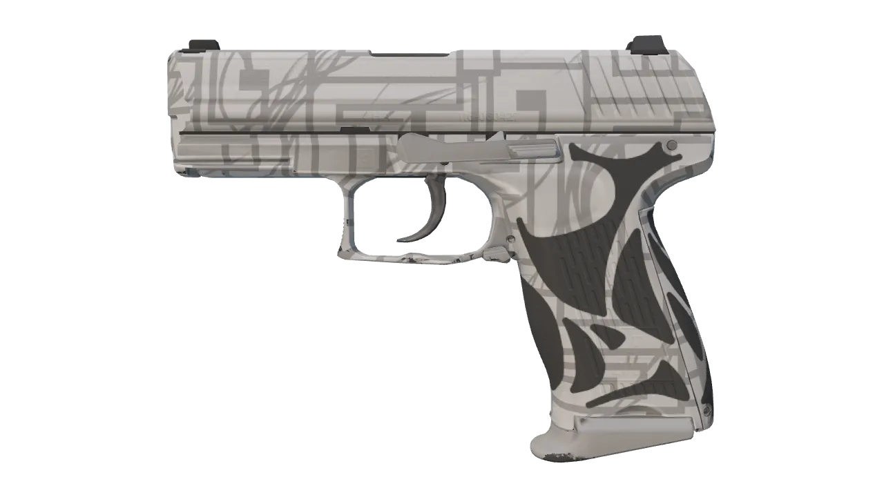 P2000 | Grip Tape (Factory New) — Dust II light, front