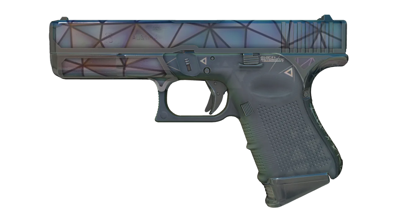 StatTrak™ Glock-18 | Mirror Mosaic (Factory New) — Dust II light, front