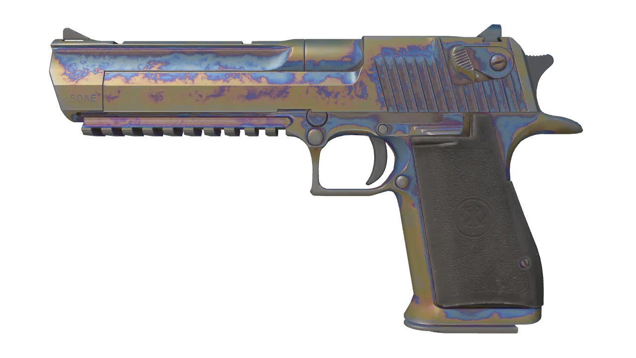 Desert Eagle | Heat Treated (Factory New) — Dust II light, front