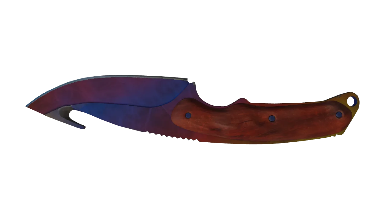 Gut Knife | Marble Fade seed #183, back