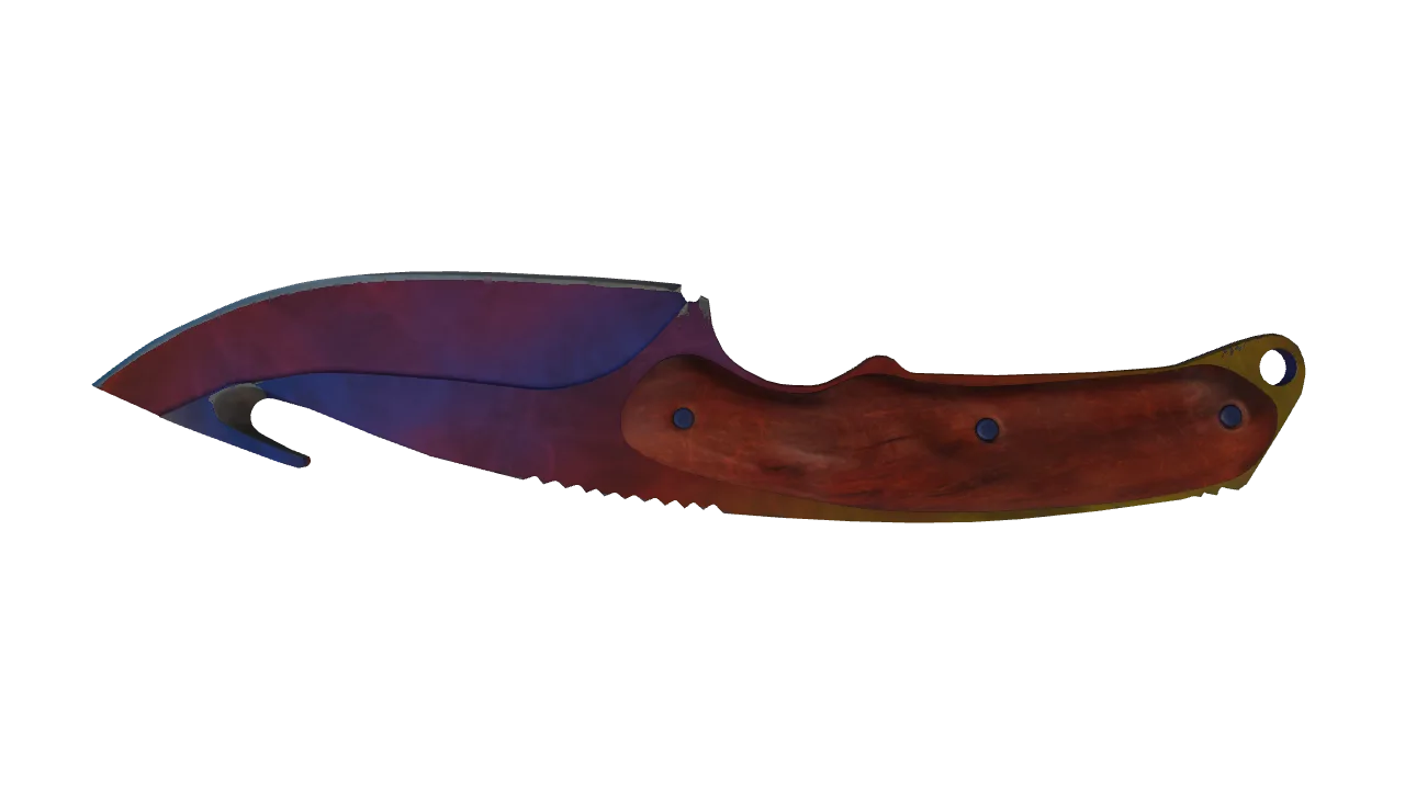 Gut Knife | Marble Fade seed #607, back