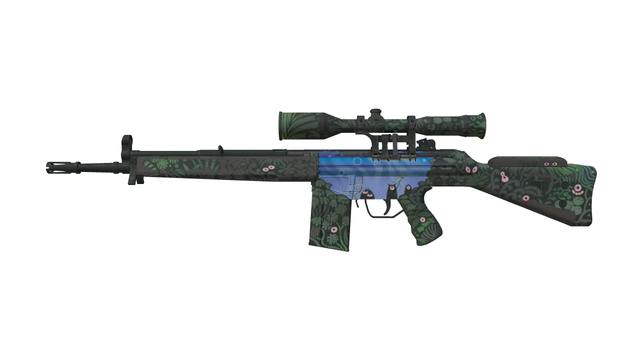 G3SG1 | Dream Glade (Battle-Scarred) — Dust II light, front