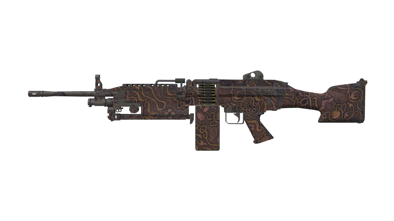 M249 | Humidor (Field-Tested) — Dust II light, front