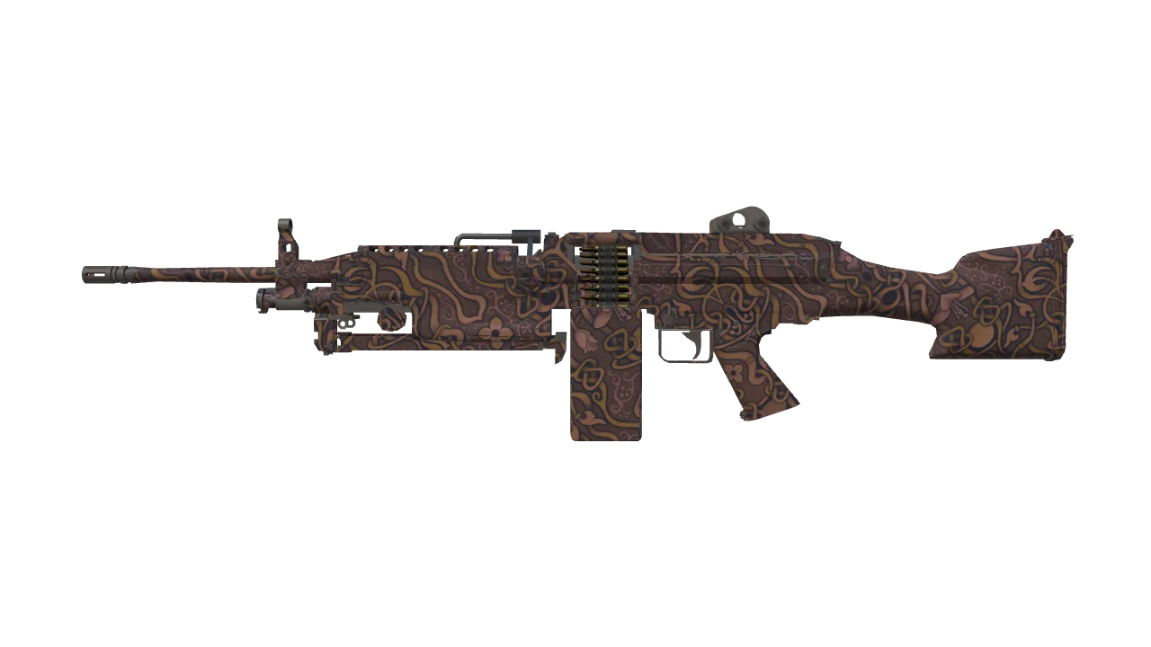 M249 | Humidor (Minimal Wear) — Dust II light, front