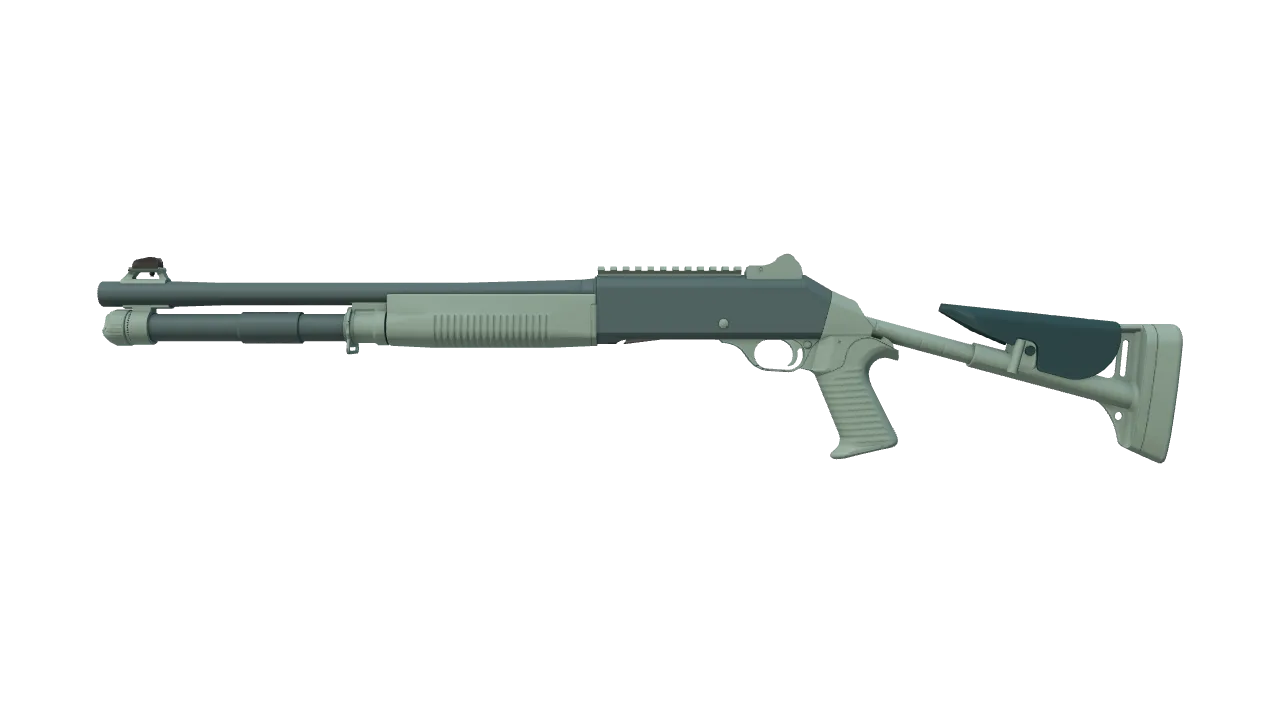XM1014 | Blue Spruce (Factory New) — Dust II light, front