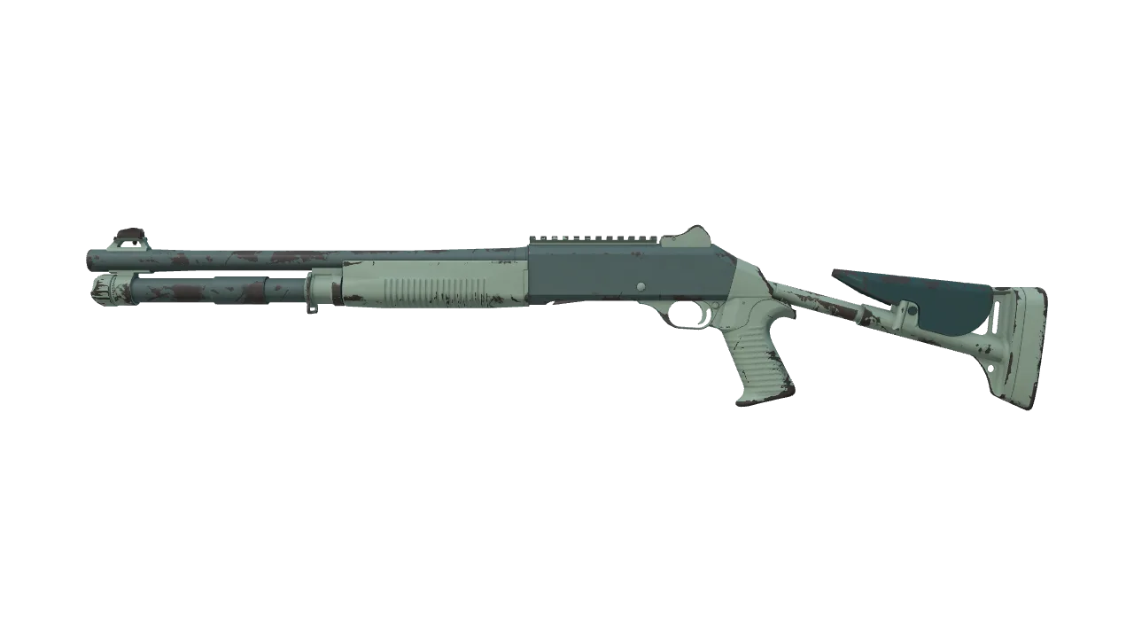 XM1014 | Blue Spruce (Field-Tested) — Dust II light, front