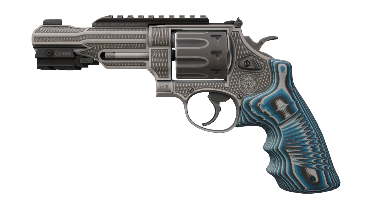 R8 Revolver | Grip (Field-Tested) — Dust II light, front