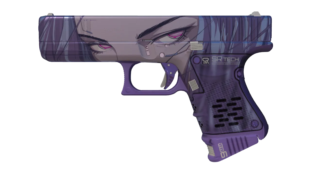 StatTrak™ Glock-18 | Shinobu (Factory New) — Dust II light, front