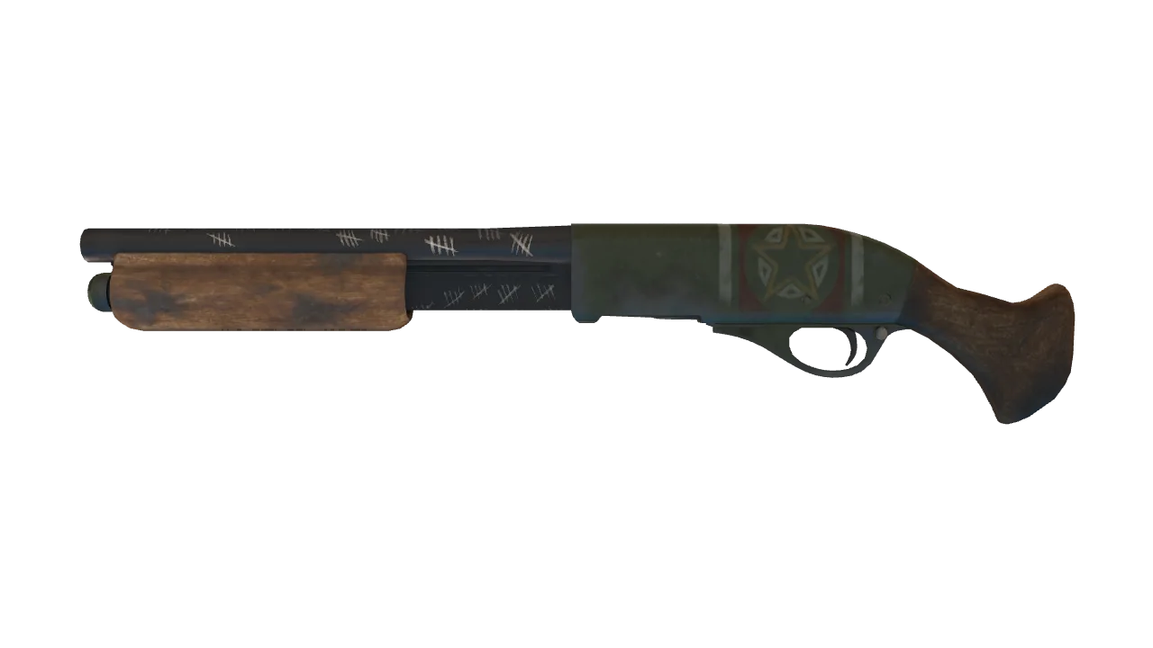 Sawed-Off | Fubar (Battle-Scarred) — Dust II light, front