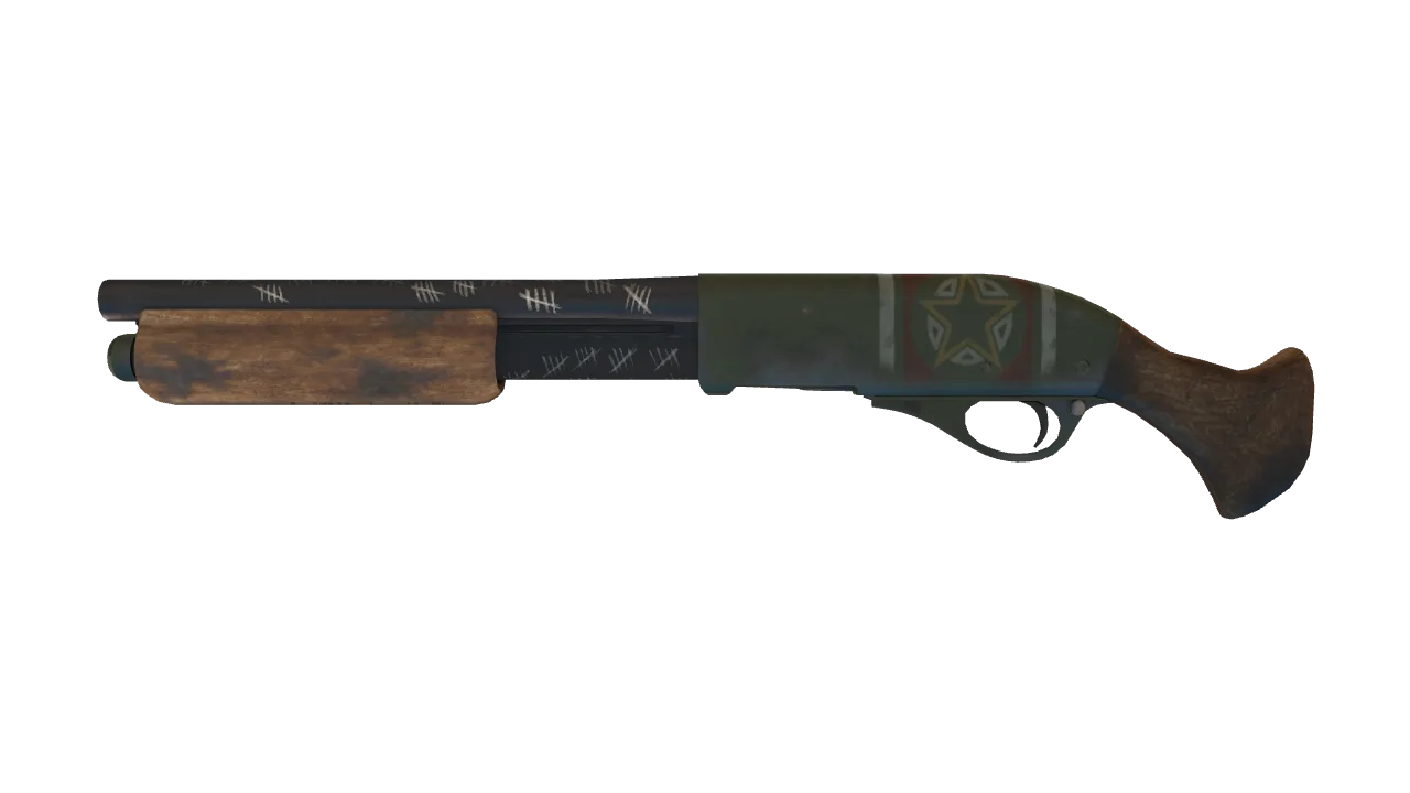 Sawed-Off | Fubar (Well-Worn) — Dust II light, front