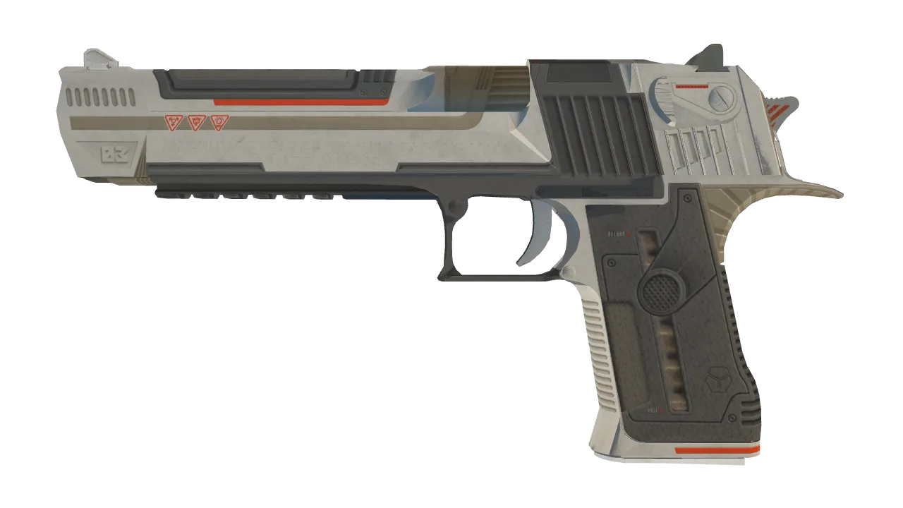 Desert Eagle | Mecha Industries (Well-Worn) — Dust II light, front