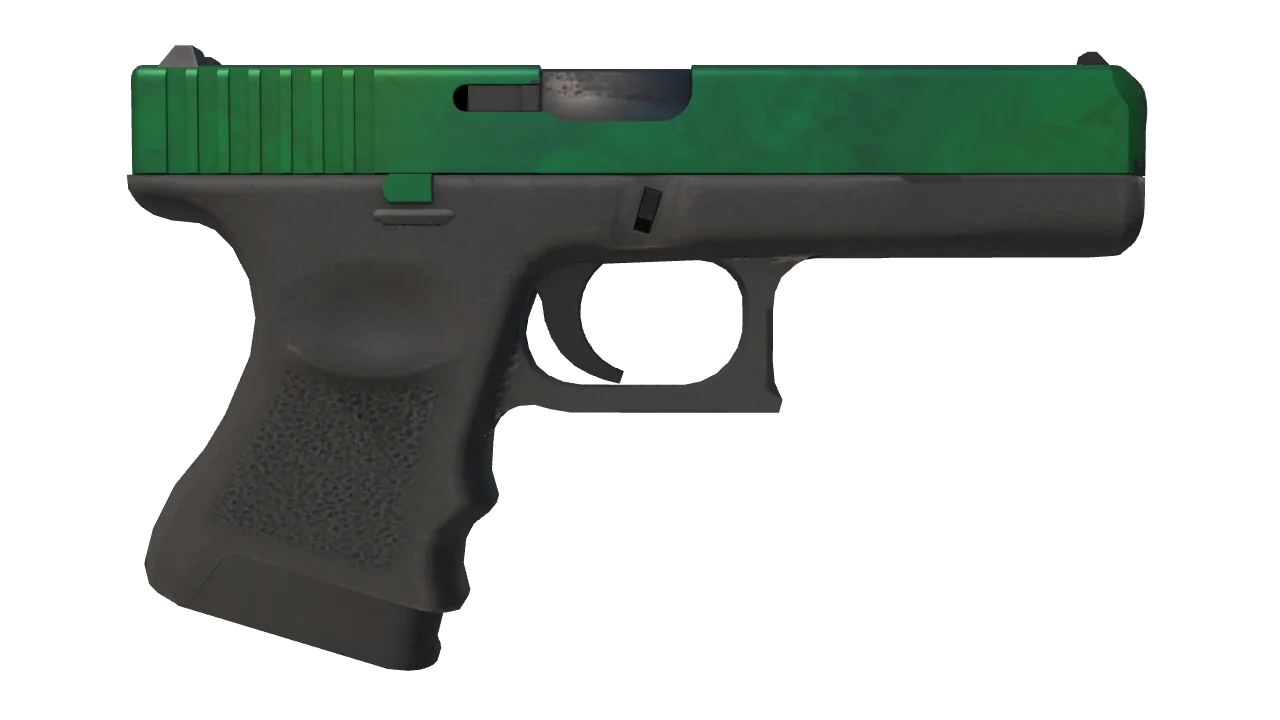 Glock-18 | Gamma Doppler (Emerald) seed #109, back