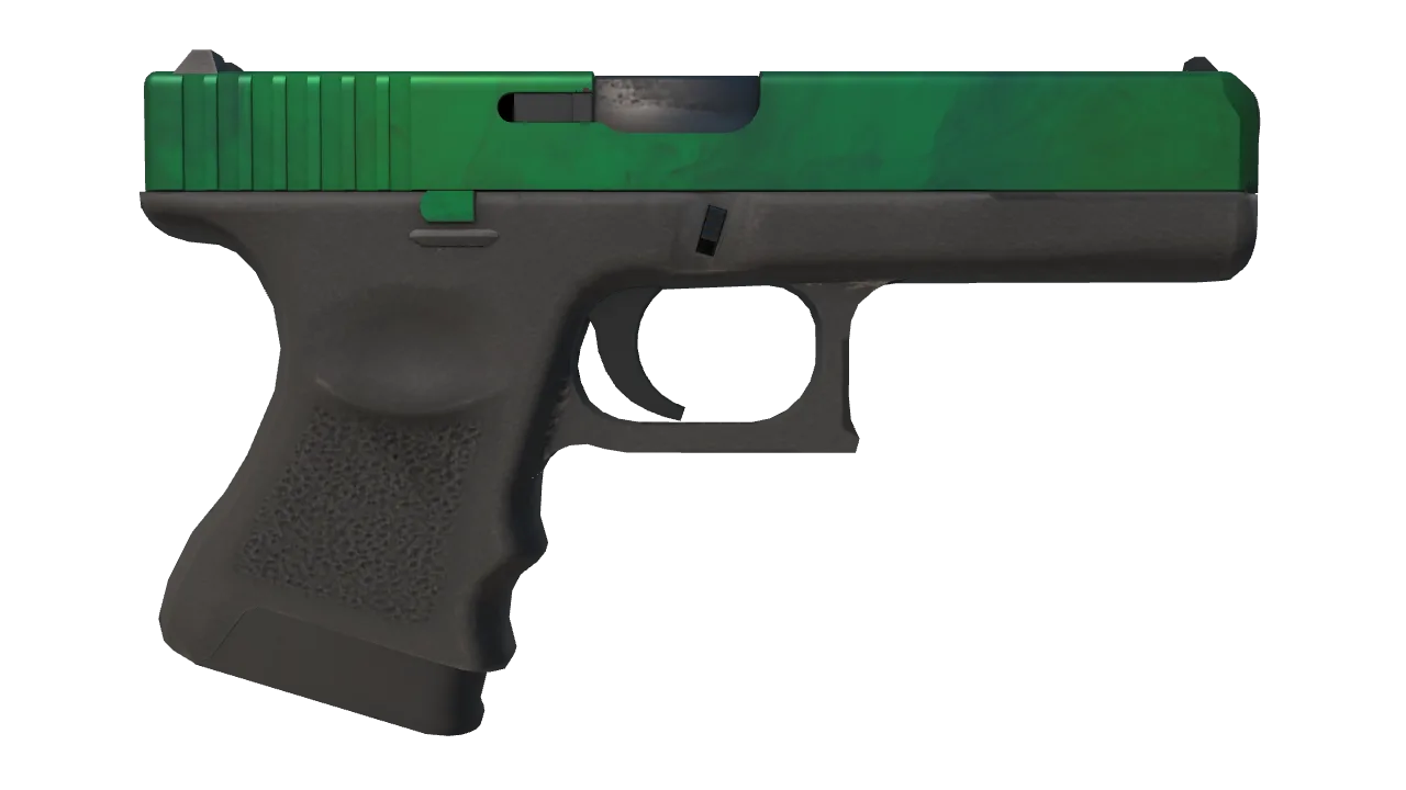 Glock-18 | Gamma Doppler (Emerald) seed #113, back