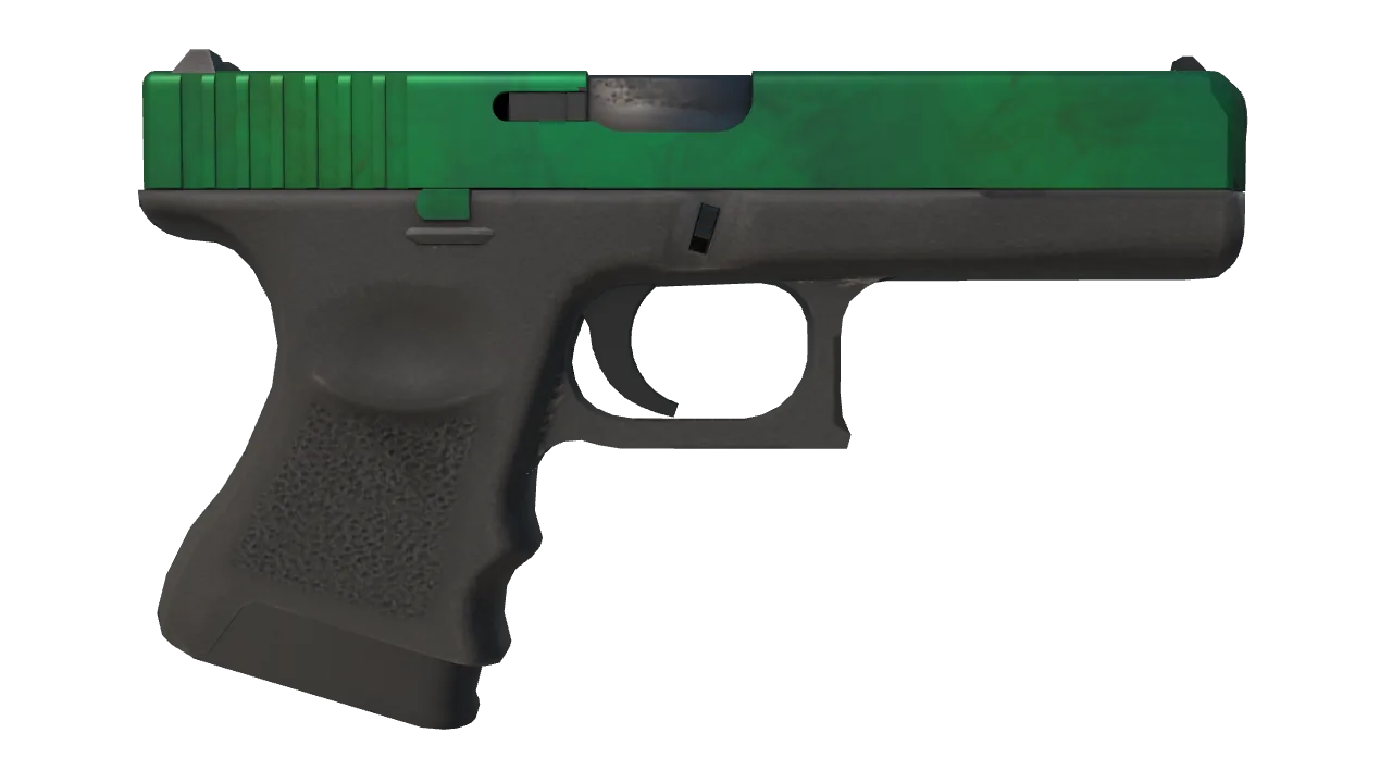 Glock-18 | Gamma Doppler (Emerald) seed #114, back