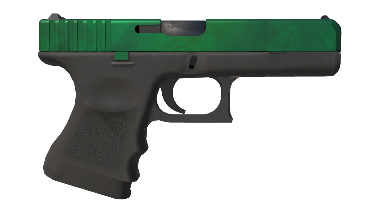 Glock-18 | Gamma Doppler (Emerald) seed #116, back