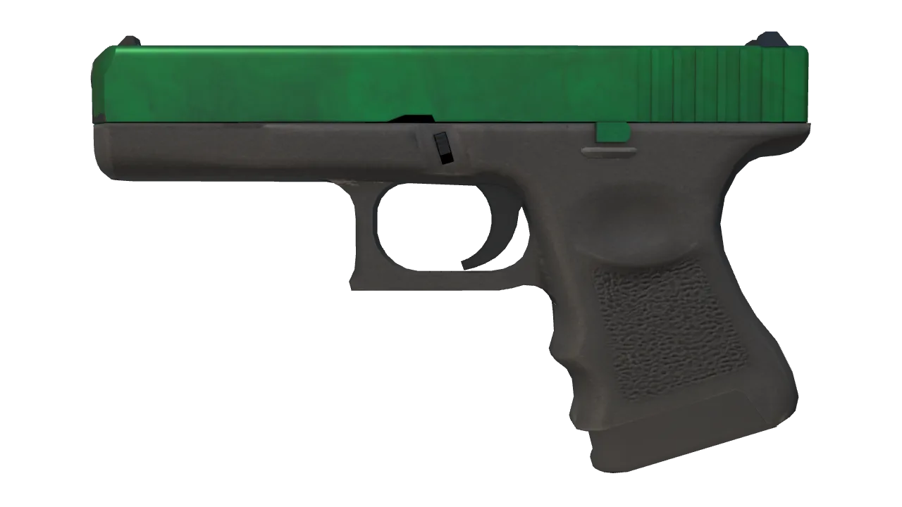 Glock-18 | Gamma Doppler (Emerald) seed #152, front