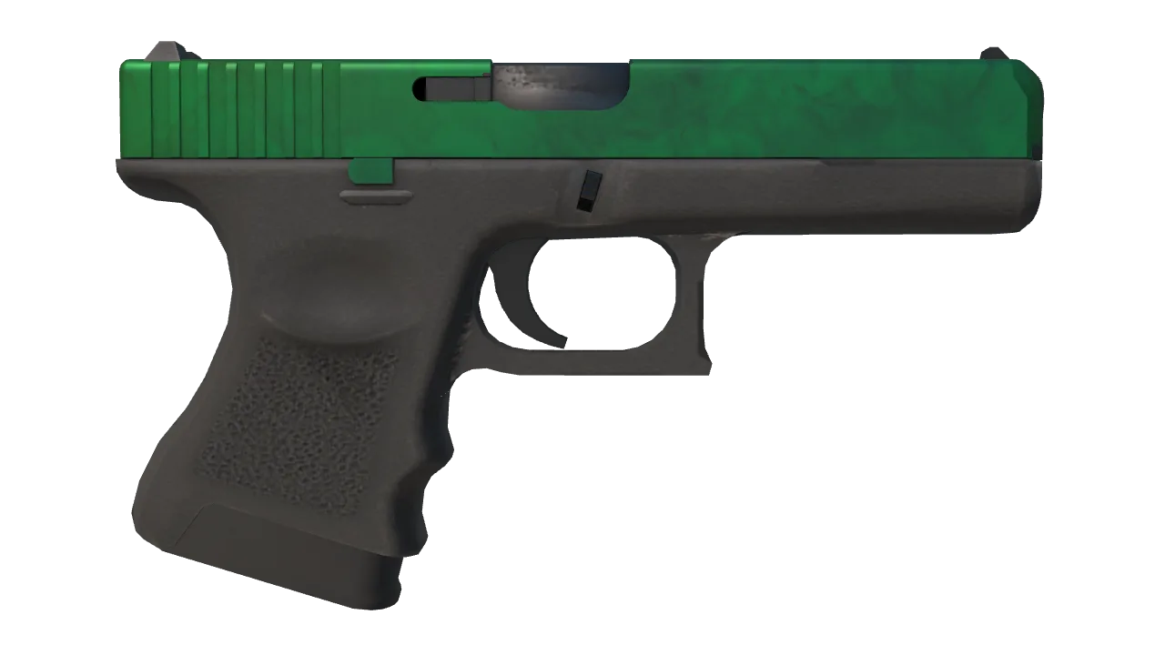 Glock-18 | Gamma Doppler (Emerald) seed #219, back