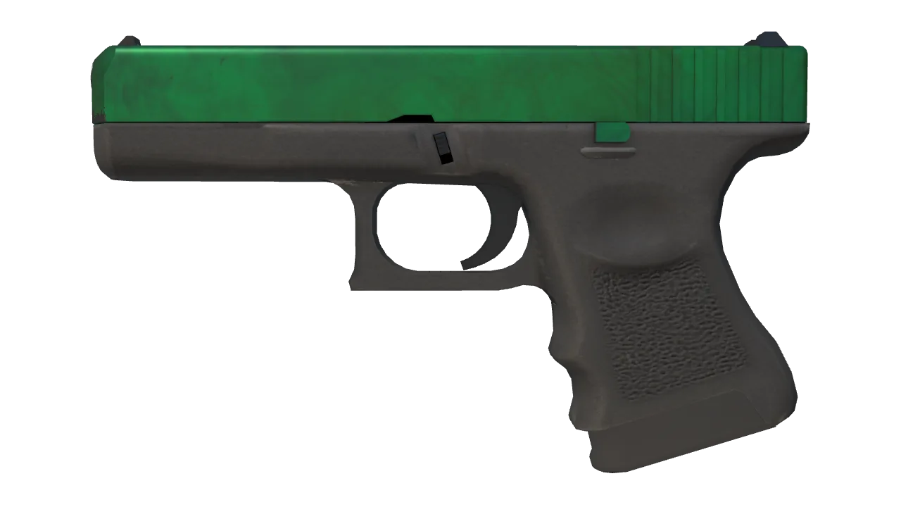 Glock-18 | Gamma Doppler (Emerald) seed #263, front