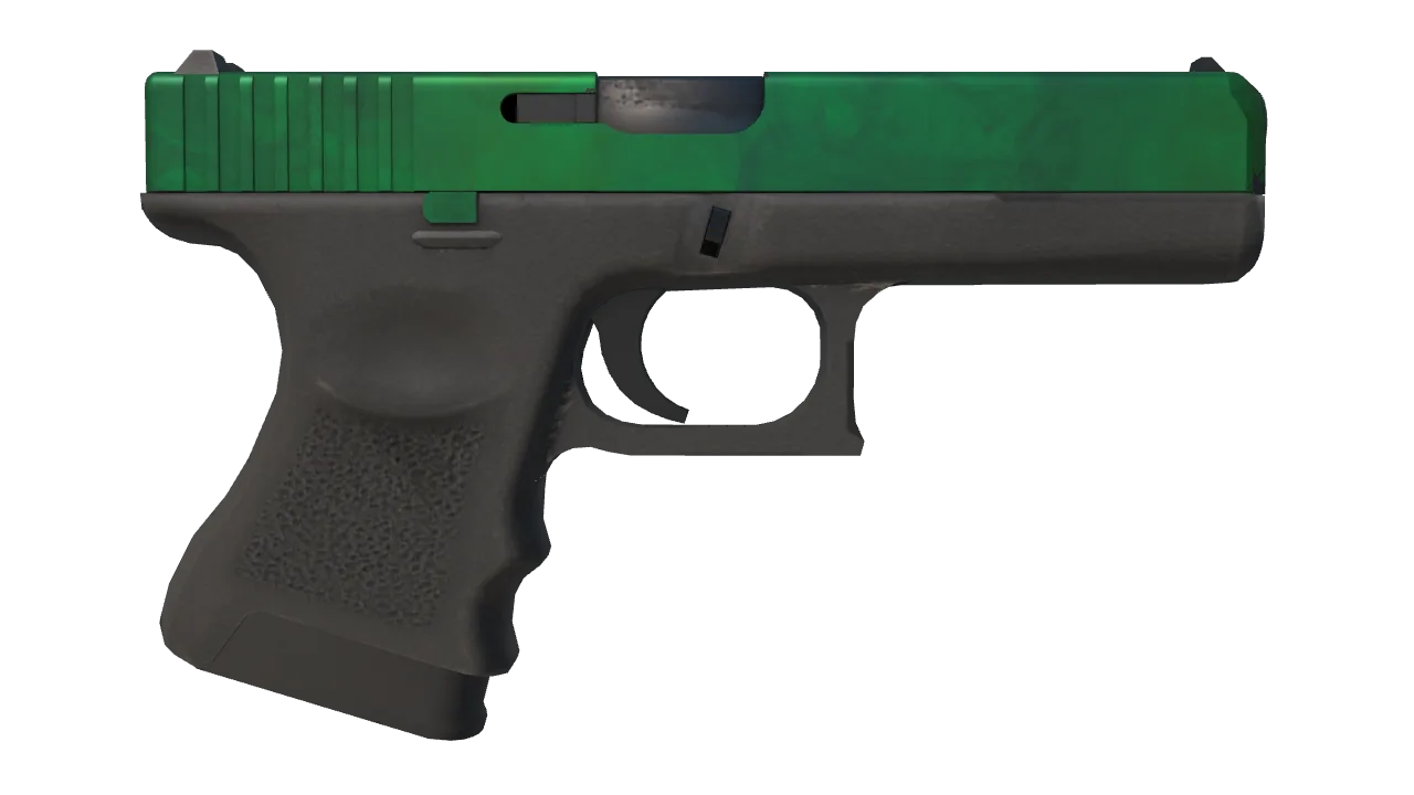 Glock-18 | Gamma Doppler (Emerald) seed #277, back