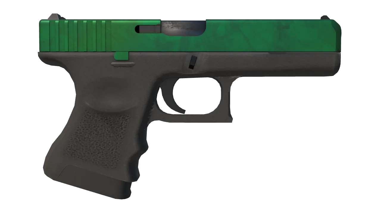 Glock-18 | Gamma Doppler (Emerald) seed #282, back