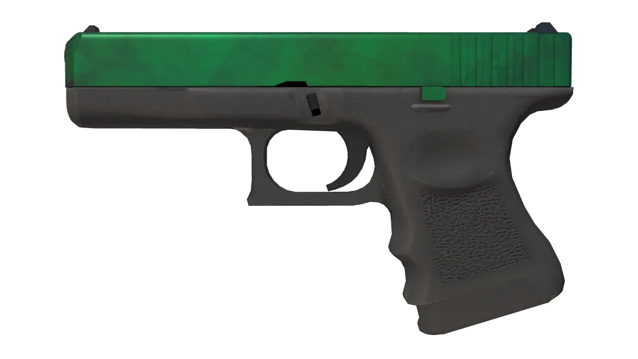 Glock-18 | Gamma Doppler (Emerald) seed #282, front
