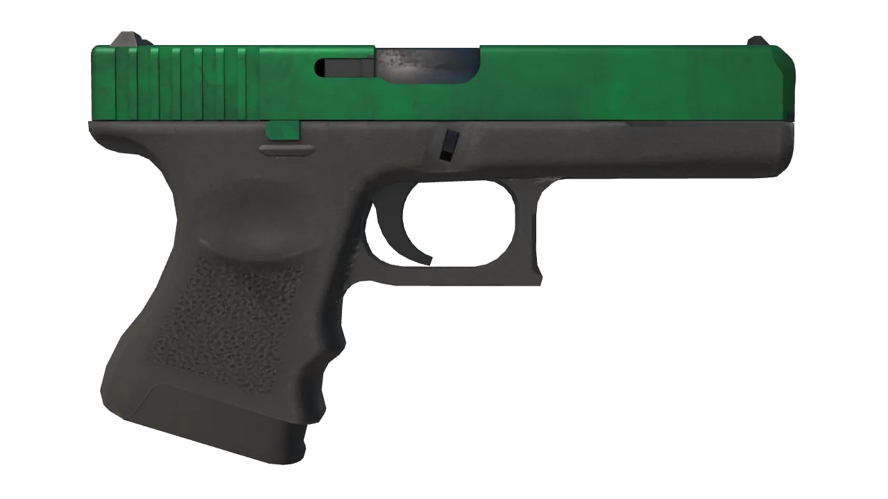 Glock-18 | Gamma Doppler (Emerald) seed #305, back