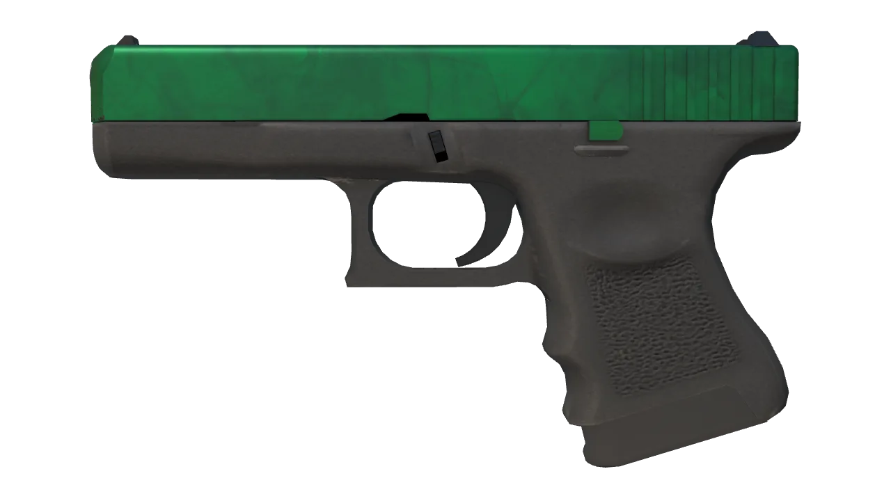 Glock-18 | Gamma Doppler (Emerald) seed #362, front