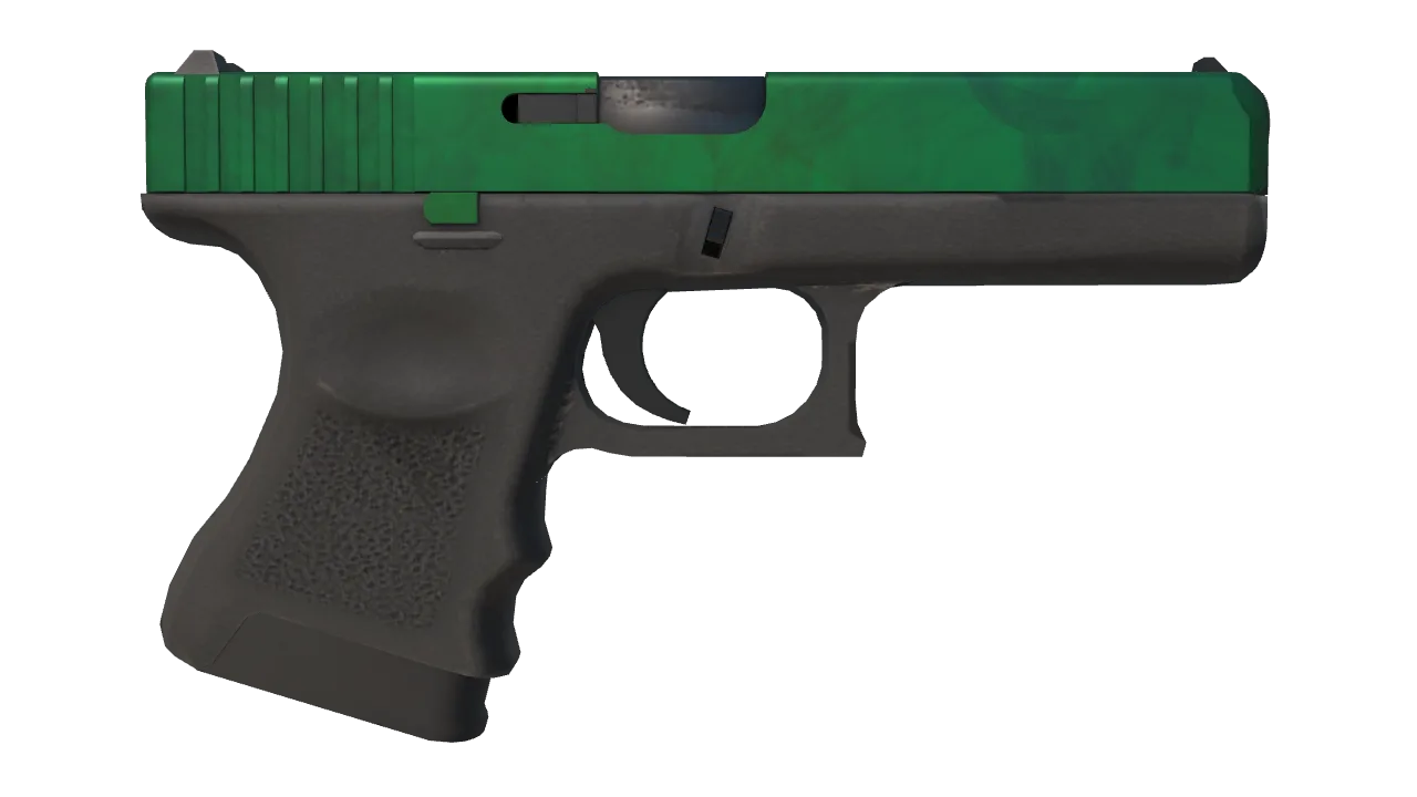 Glock-18 | Gamma Doppler (Emerald) seed #365, back