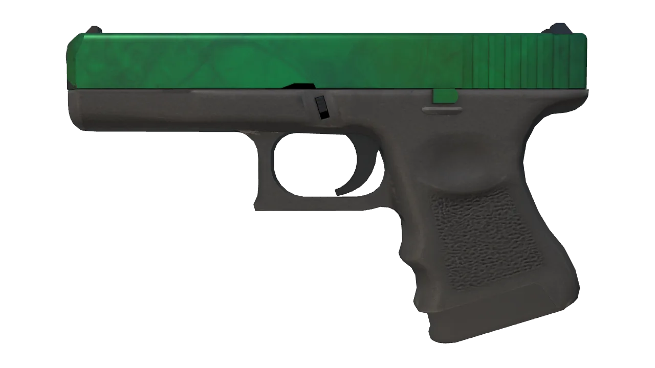 Glock-18 | Gamma Doppler (Emerald) seed #365, front
