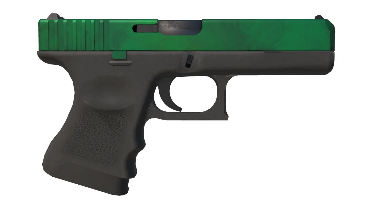 Glock-18 | Gamma Doppler (Emerald) seed #397, back