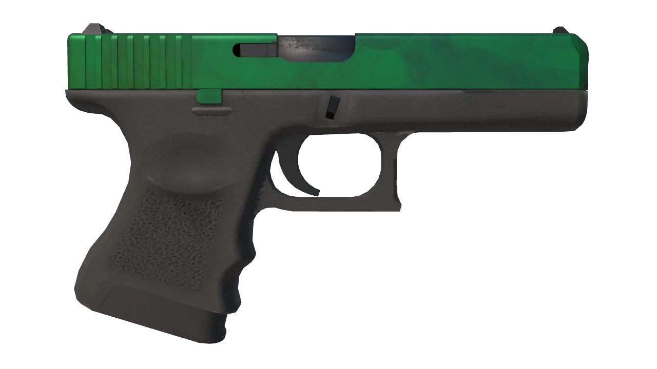 Glock-18 | Gamma Doppler (Emerald) seed #426, back