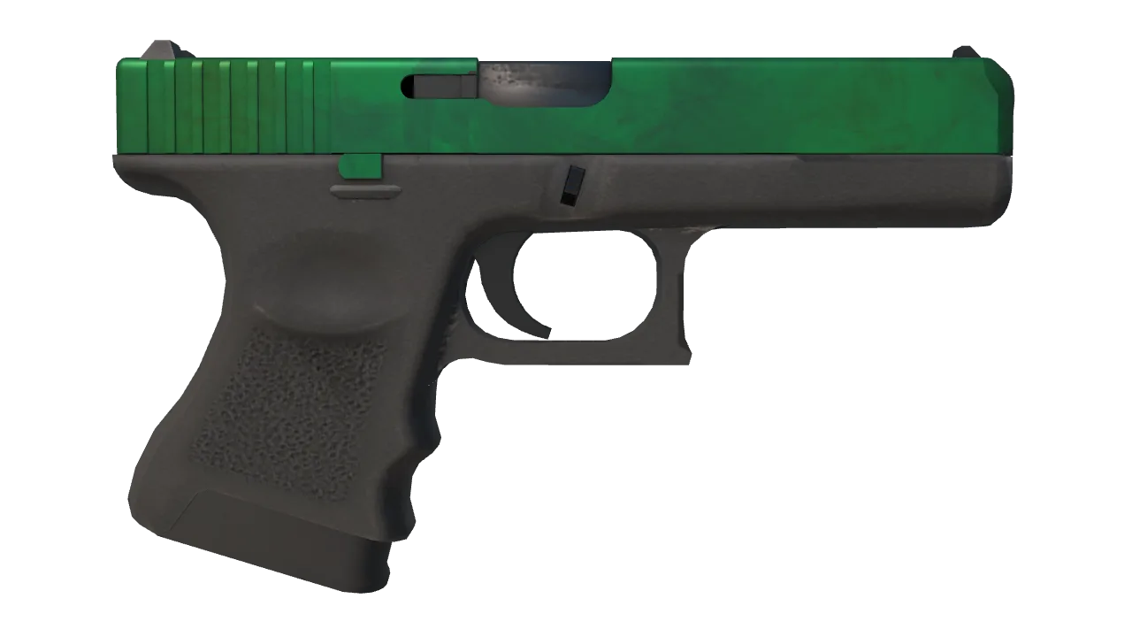 Glock-18 | Gamma Doppler (Emerald) seed #429, back