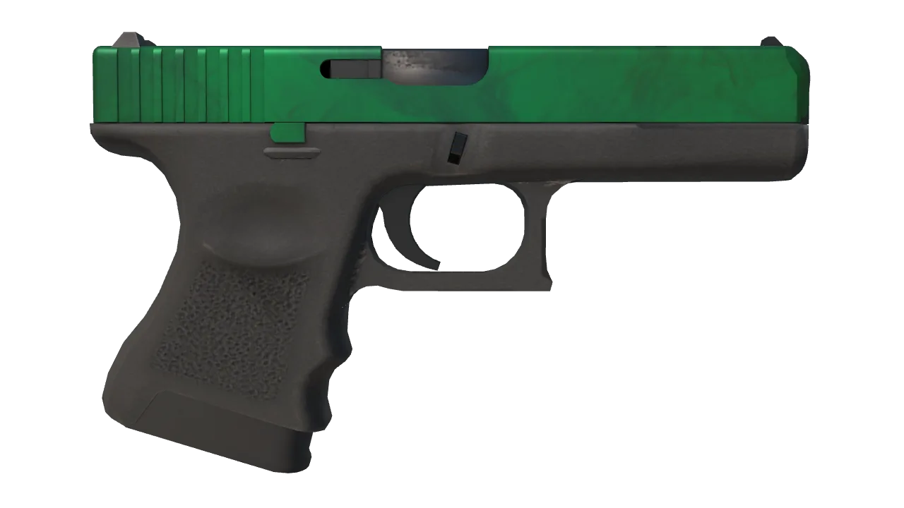Glock-18 | Gamma Doppler (Emerald) seed #452, back