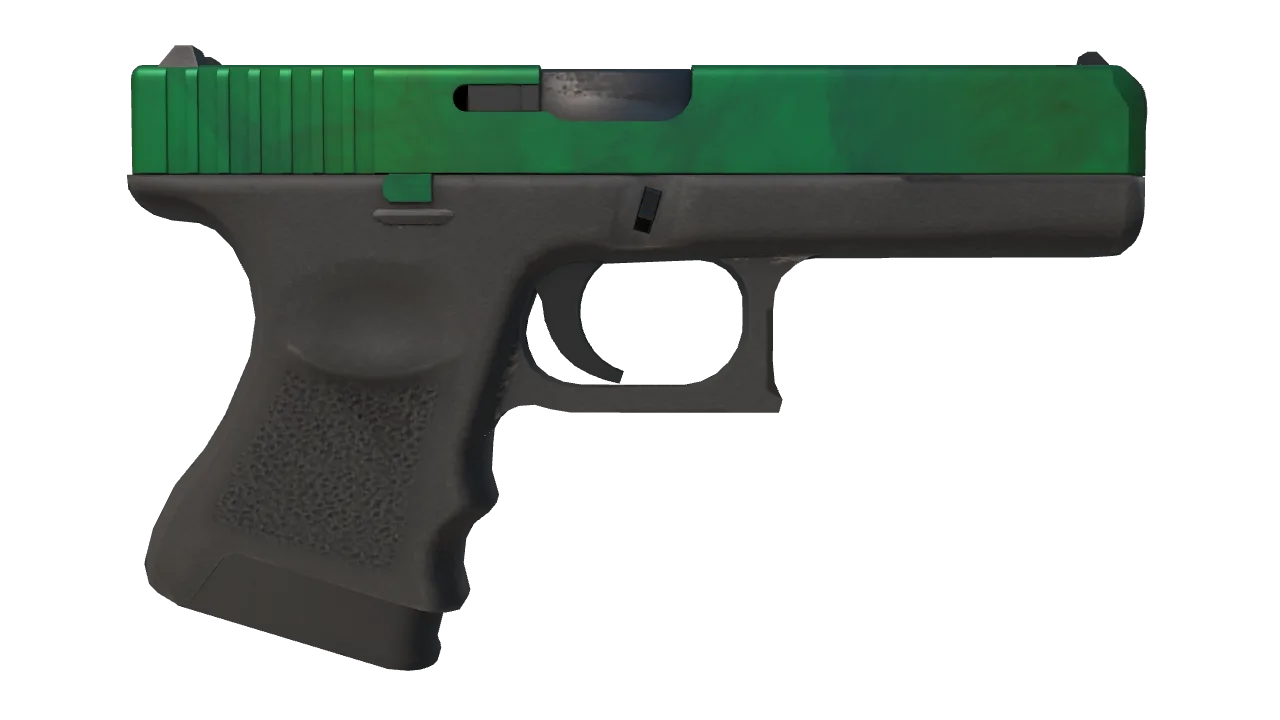 Glock-18 | Gamma Doppler (Emerald) seed #463, back