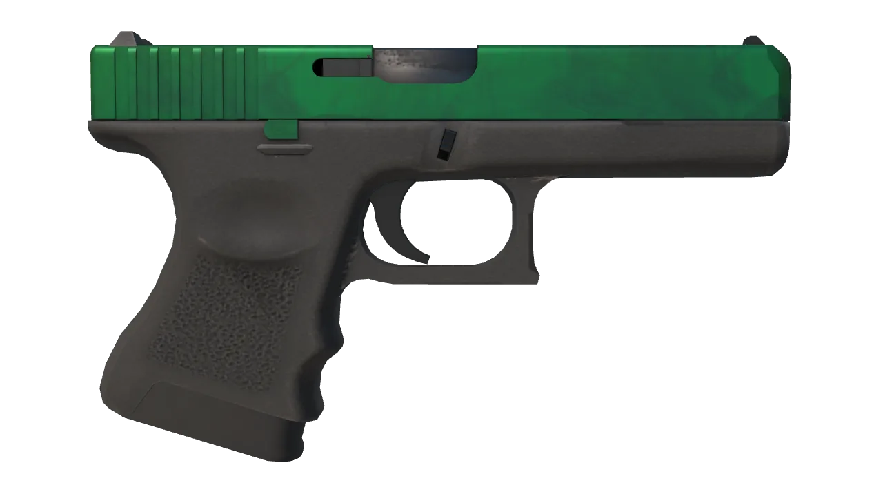 Glock-18 | Gamma Doppler (Emerald) seed #468, back