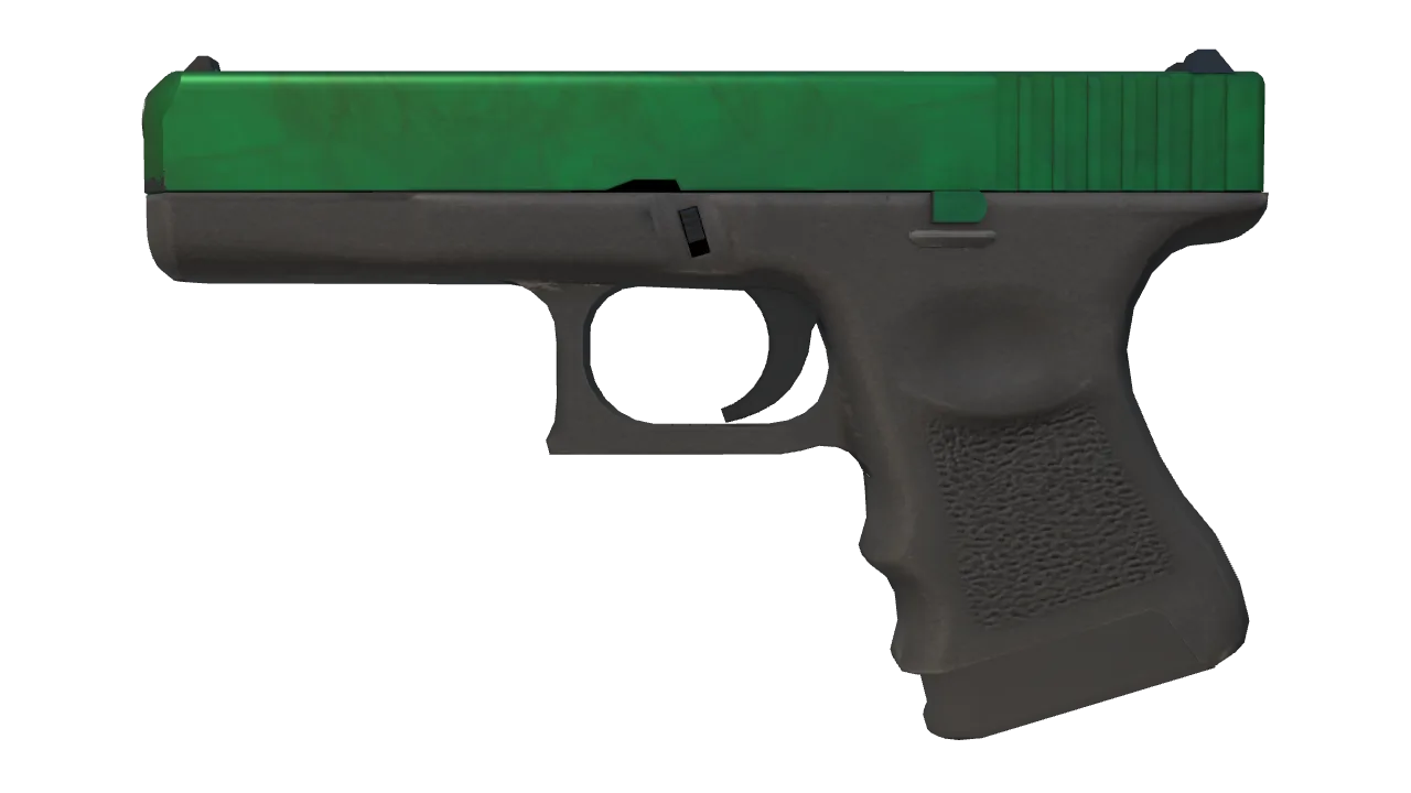 Glock-18 | Gamma Doppler (Emerald) seed #468, front